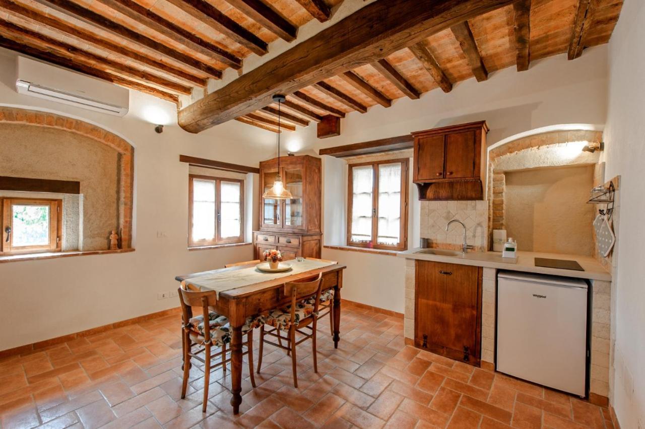 Casa Garoselli Leilighet Monticchiello Eksteriør bilde
