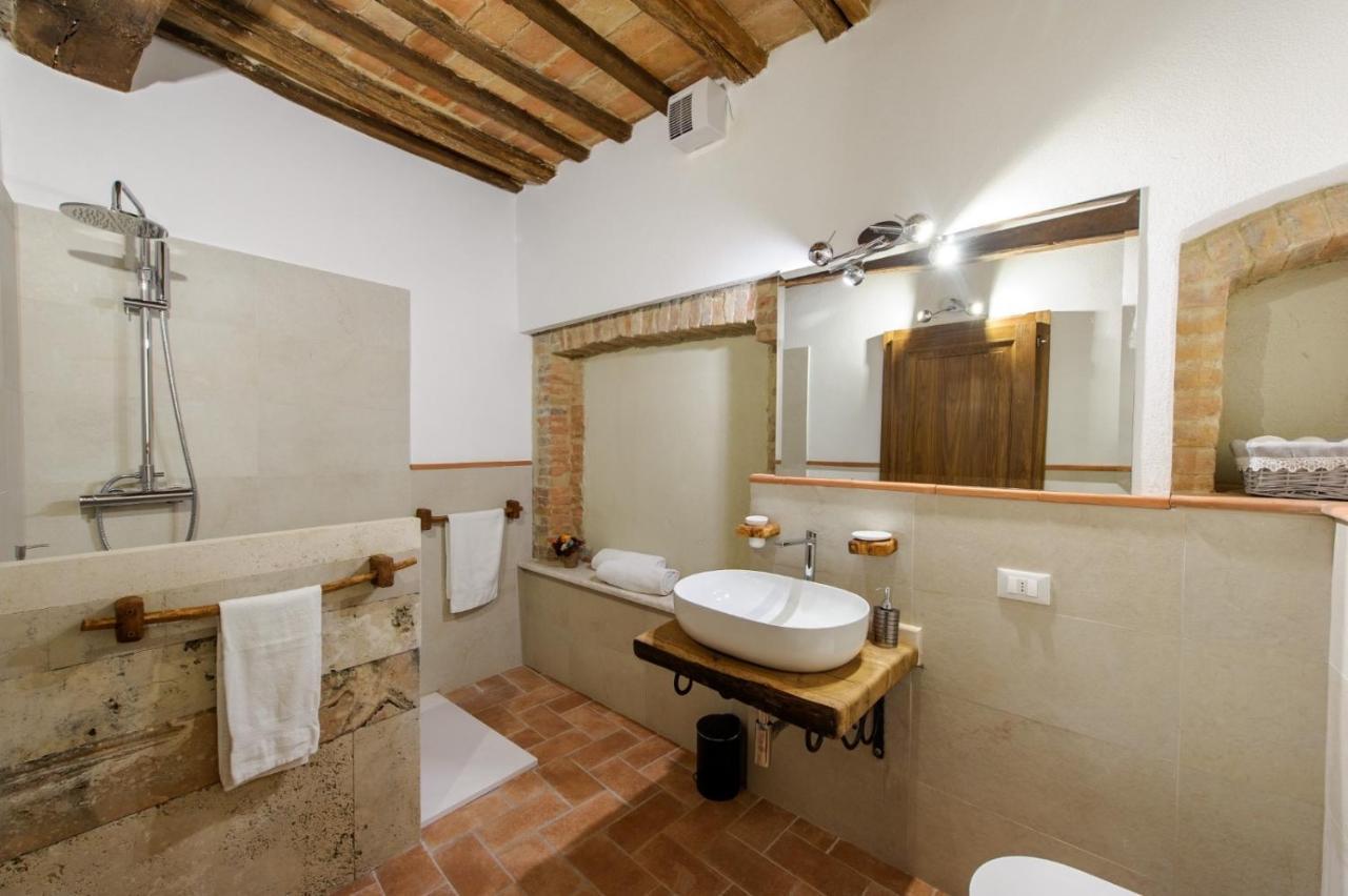 Casa Garoselli Leilighet Monticchiello Eksteriør bilde
