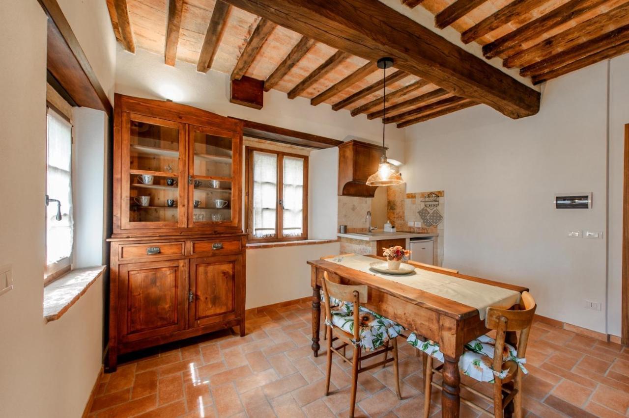 Casa Garoselli Leilighet Monticchiello Eksteriør bilde