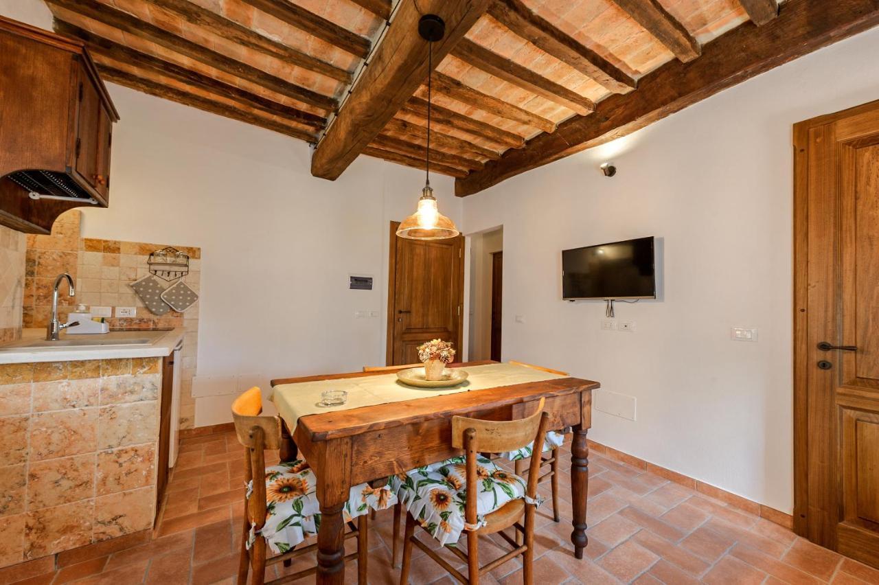 Casa Garoselli Leilighet Monticchiello Eksteriør bilde