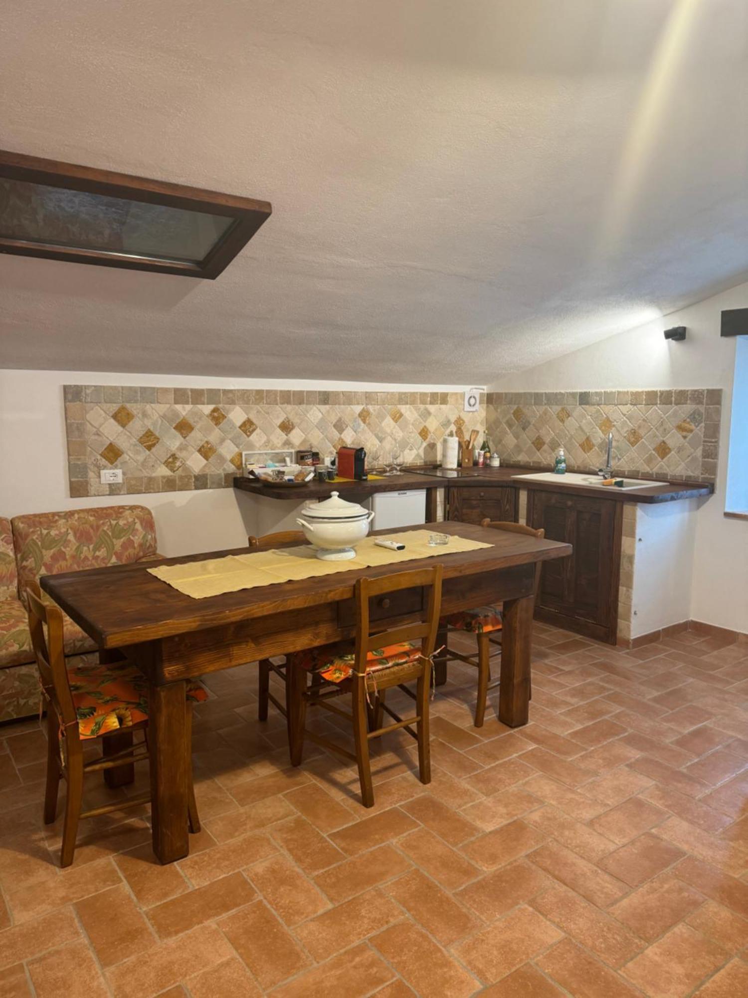 Casa Garoselli Leilighet Monticchiello Eksteriør bilde